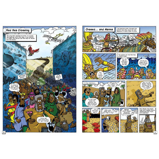 Children's Bible Stories, The Lion Kids Bible Comic, by Ed Chatelier & Mychailo Kazybrid