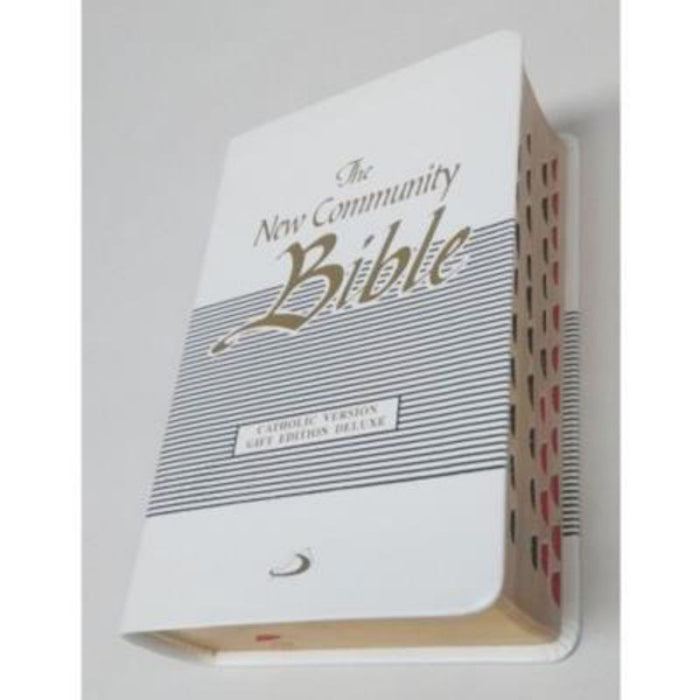 The New Community Bible - Compact Pocket White Deluxe Gift Edition