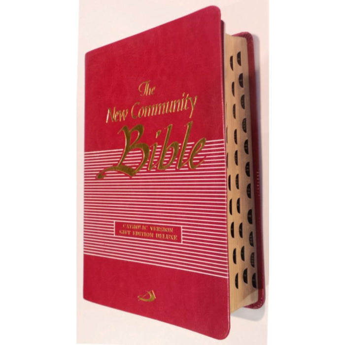 The New Community Bible - Deluxe Edition, Red Flexibound Cover