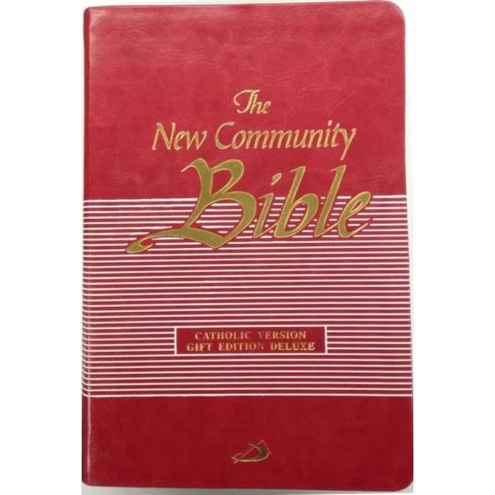 The New Community Bible - Deluxe Edition, Red Flexibound Cover