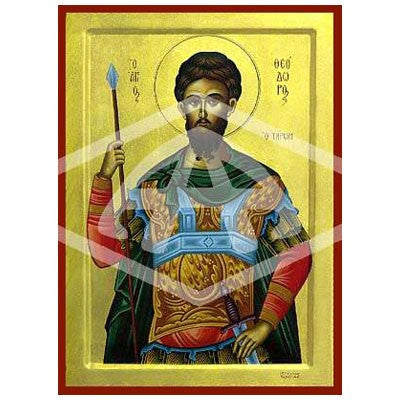 Theodore, Mounted Icon Print Size: 20cm x 26cm