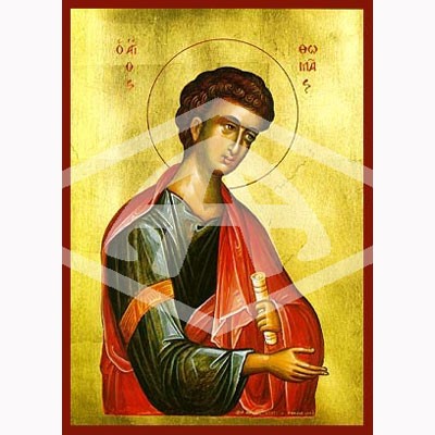 Thomas the Apostle and Disciple, Mounted Icon Print Available In Various Sizes