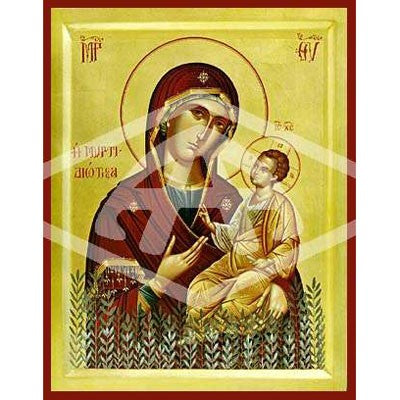Virgin & Child of the Myrtle Tree, Mounted Icon Print Size: 20cm x 26cm
