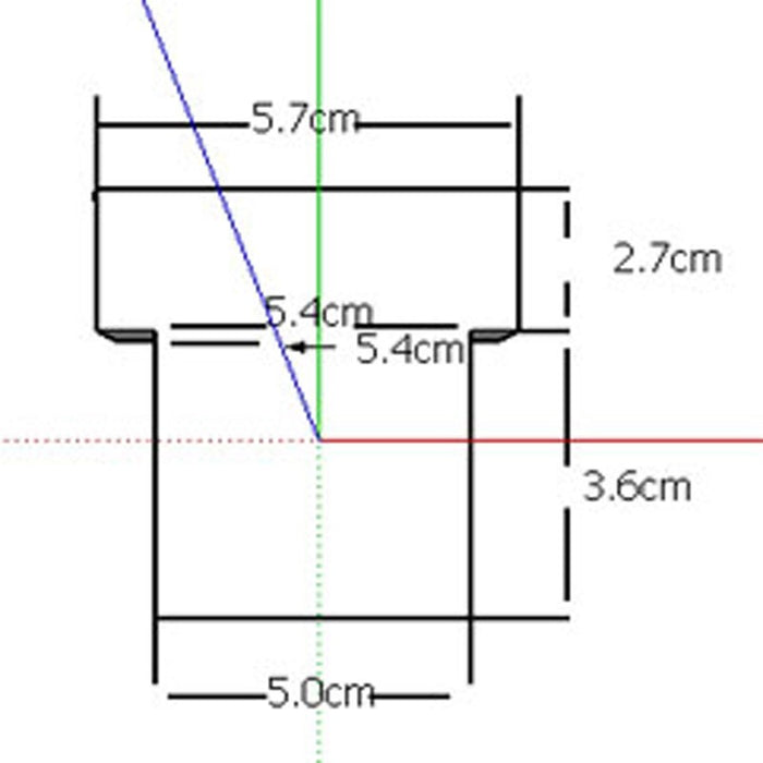 Blue Votive Lamp Glass