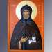 Orthodox Icons Saint Wandregesilius Abbot of Fontenelle, Mounted Icon Print