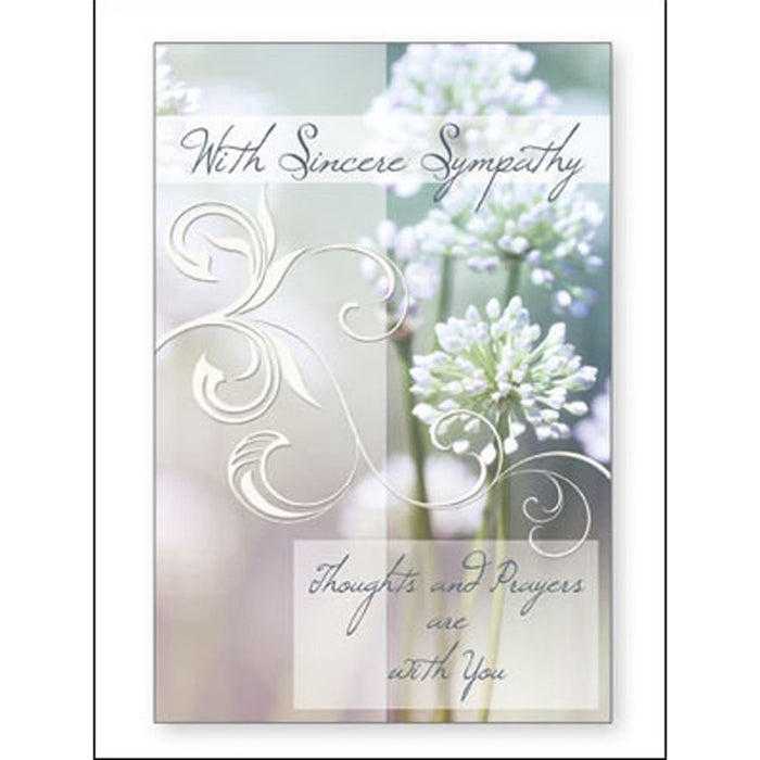 With Sincere Sympathy Greetings Card